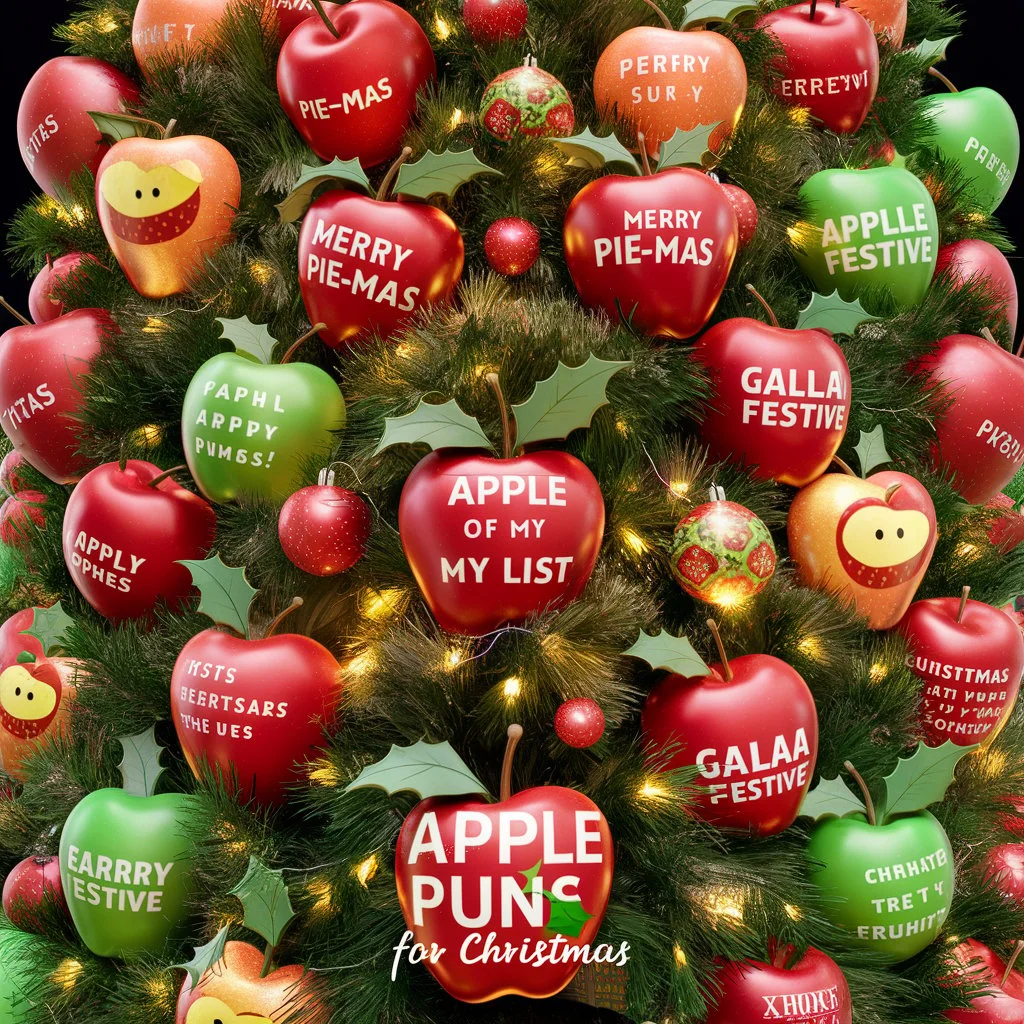 Apple Puns for Christmas