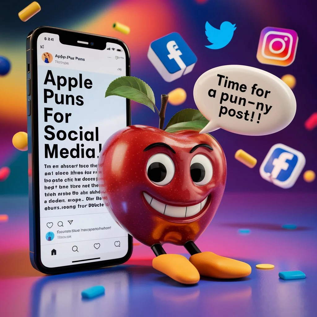 Apple Puns for Social Media