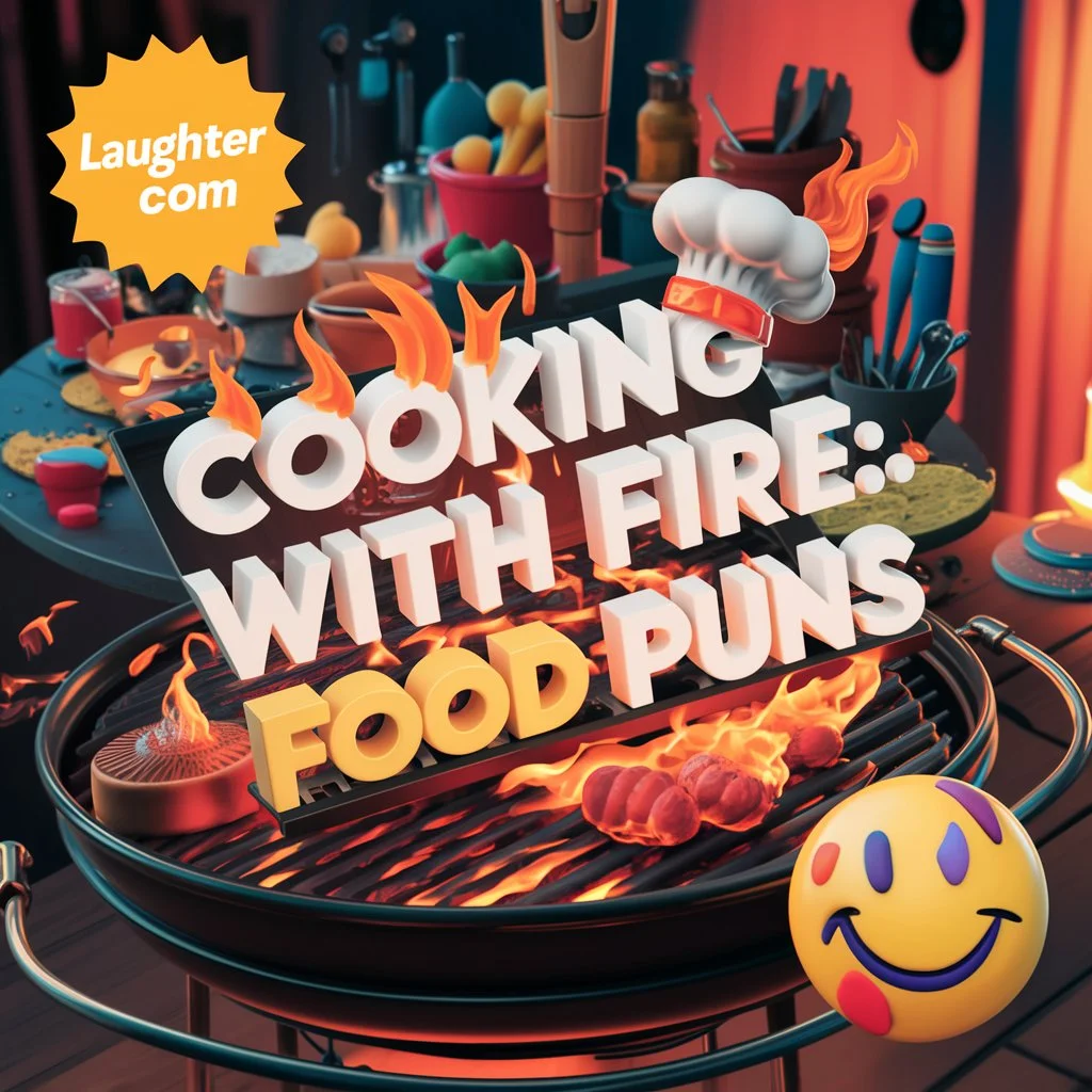 Cooking with Fire: Food Puns