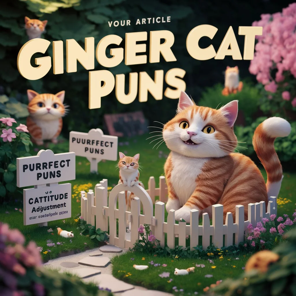  Ginger Cat Puns 