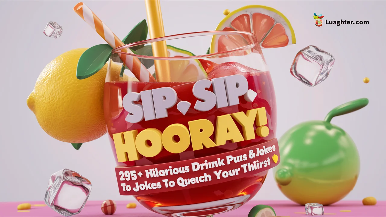 Hilarious Drink Puns & Jokes