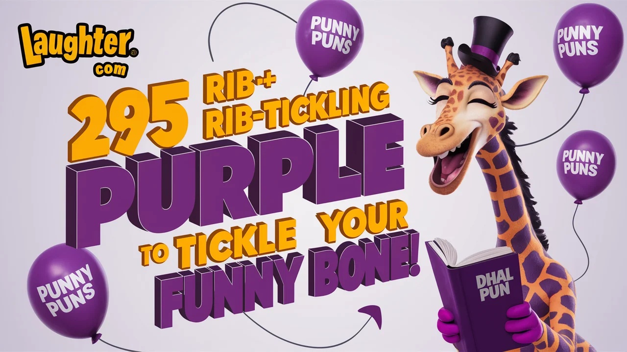 295+ Rib-Tickling Purple Puns😂