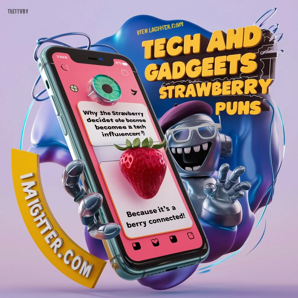 Tech and Gadgets Strawberry Puns