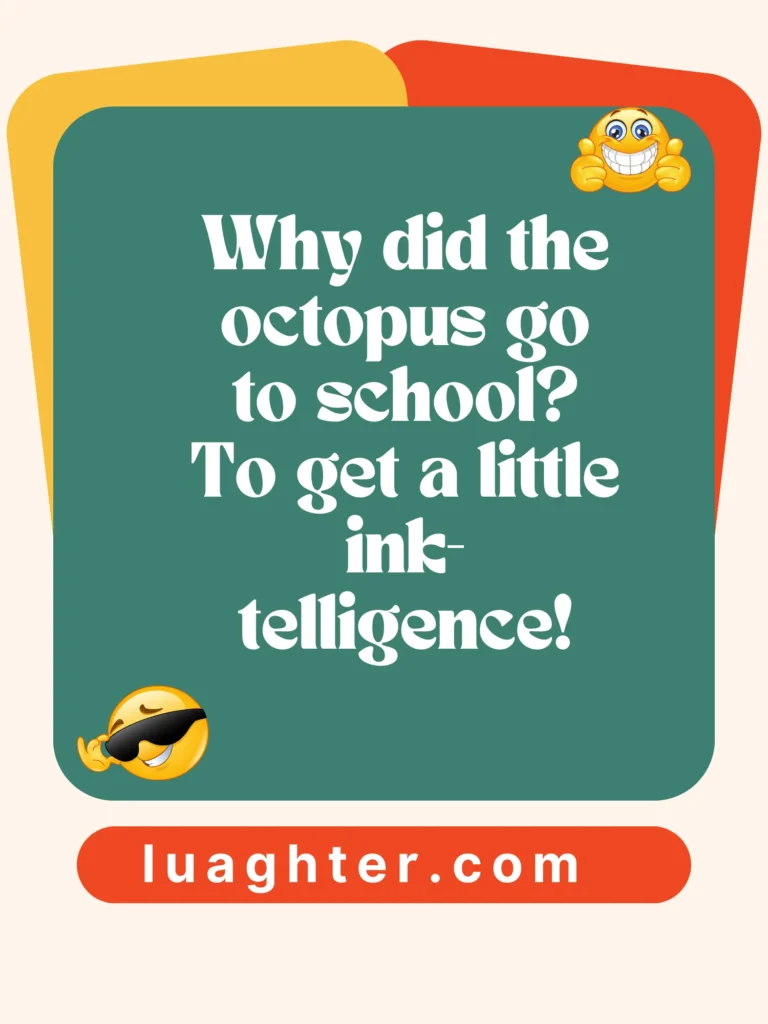   Octopus go to school 